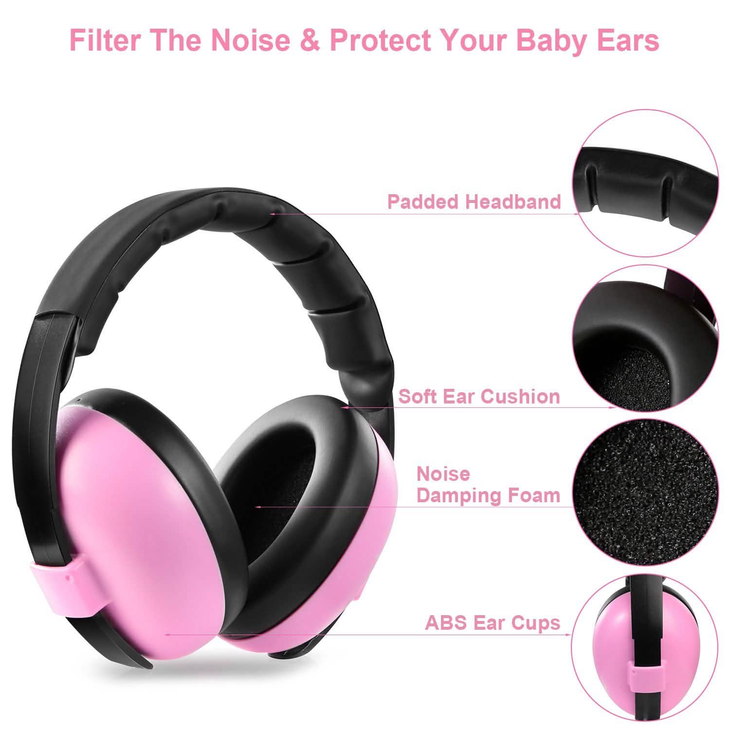 Baby Earmuffs Hearing Protection DailySale