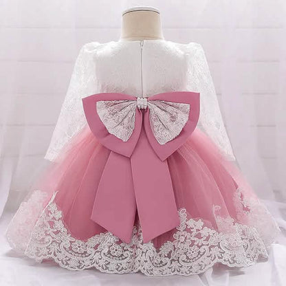 Baby Girls' Basic Christening Floral Dress DailySale