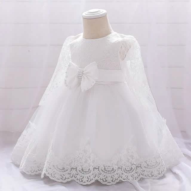 Baby Girls' Basic Christening Floral Dress DailySale