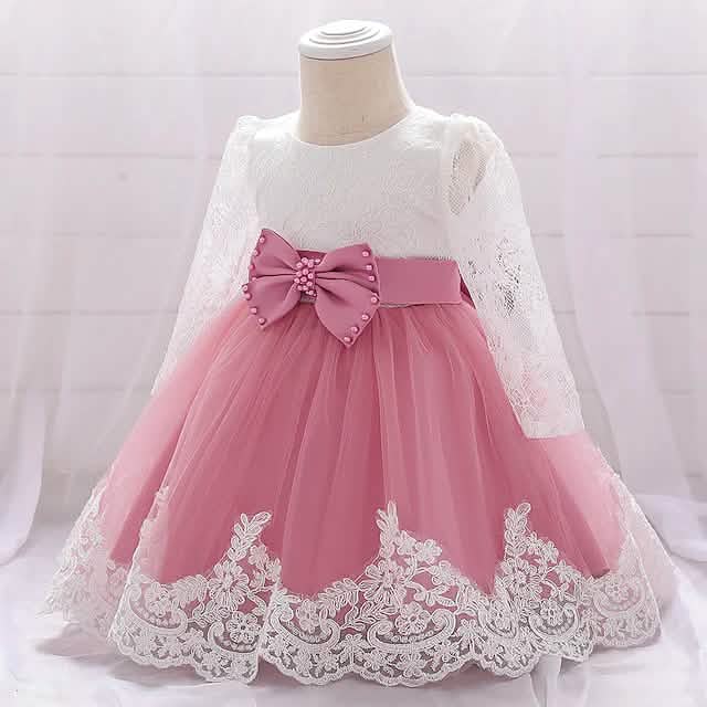 Baby Girls' Basic Christening Floral Dress DailySale