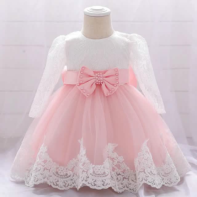 Baby Girls' Basic Christening Floral Dress DailySale