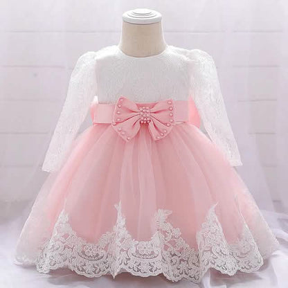 Baby Girls' Basic Christening Floral Dress DailySale