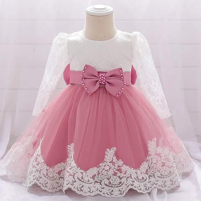 Baby Girls' Basic Christening Floral Dress DailySale