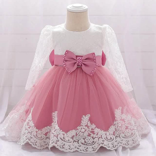 Baby Girls' Basic Christening Floral Dress DailySale