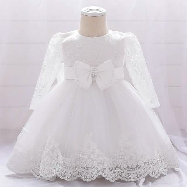 Baby Girls' Basic Christening Floral Dress DailySale