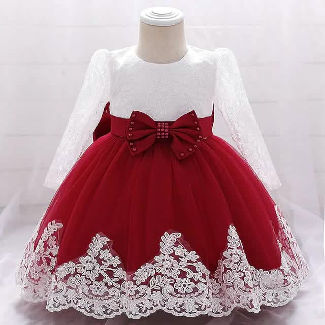 Baby Girls' Basic Christening Floral Dress DailySale
