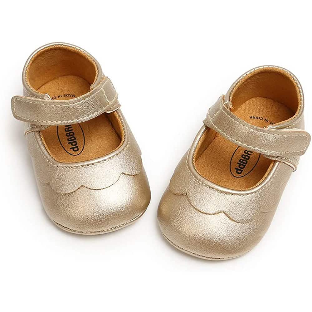 Baby Girls Mary Jane Flats Non-Slip Toddler First Walkers Princess Dress Shoes DailySale