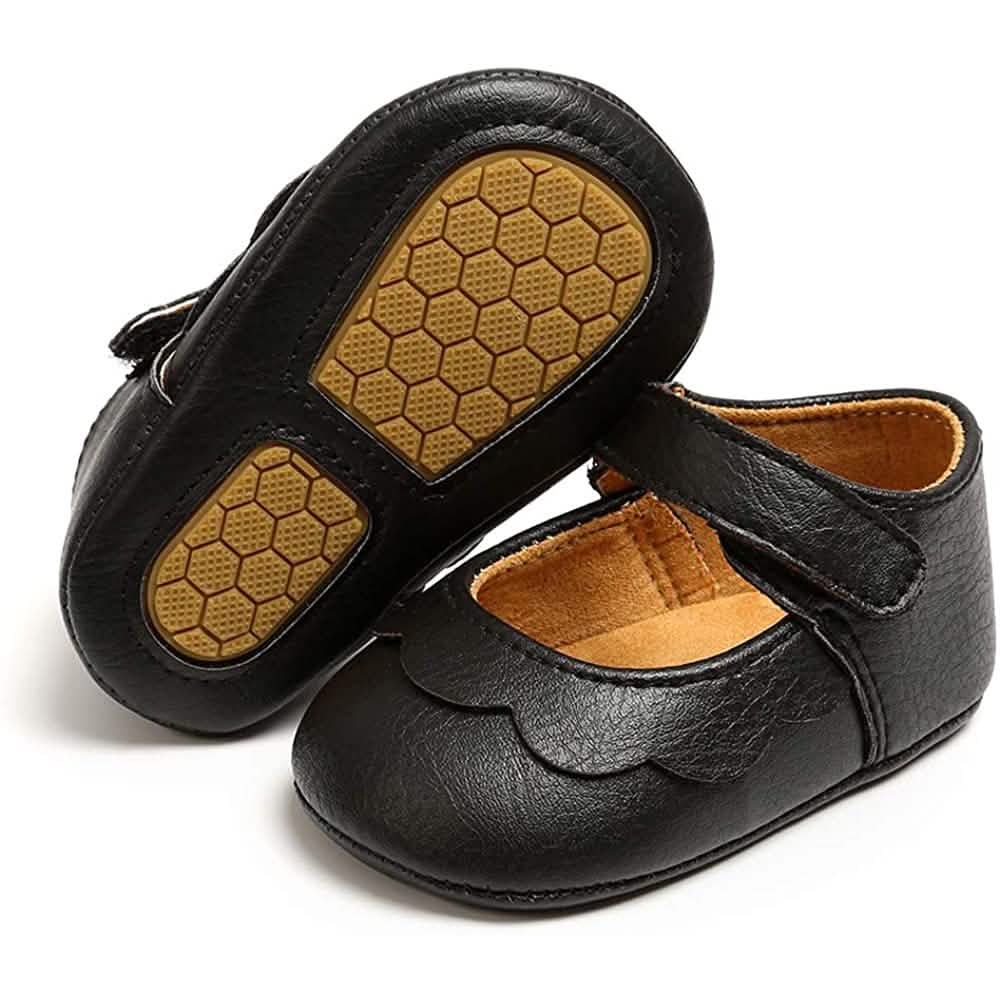 Baby Girls Mary Jane Flats Non-Slip Toddler First Walkers Princess Dress Shoes DailySale