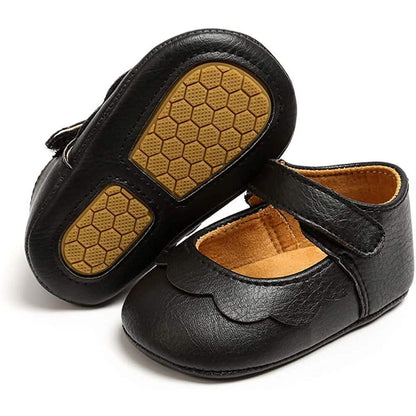 Baby Girls Mary Jane Flats Non-Slip Toddler First Walkers Princess Dress Shoes DailySale