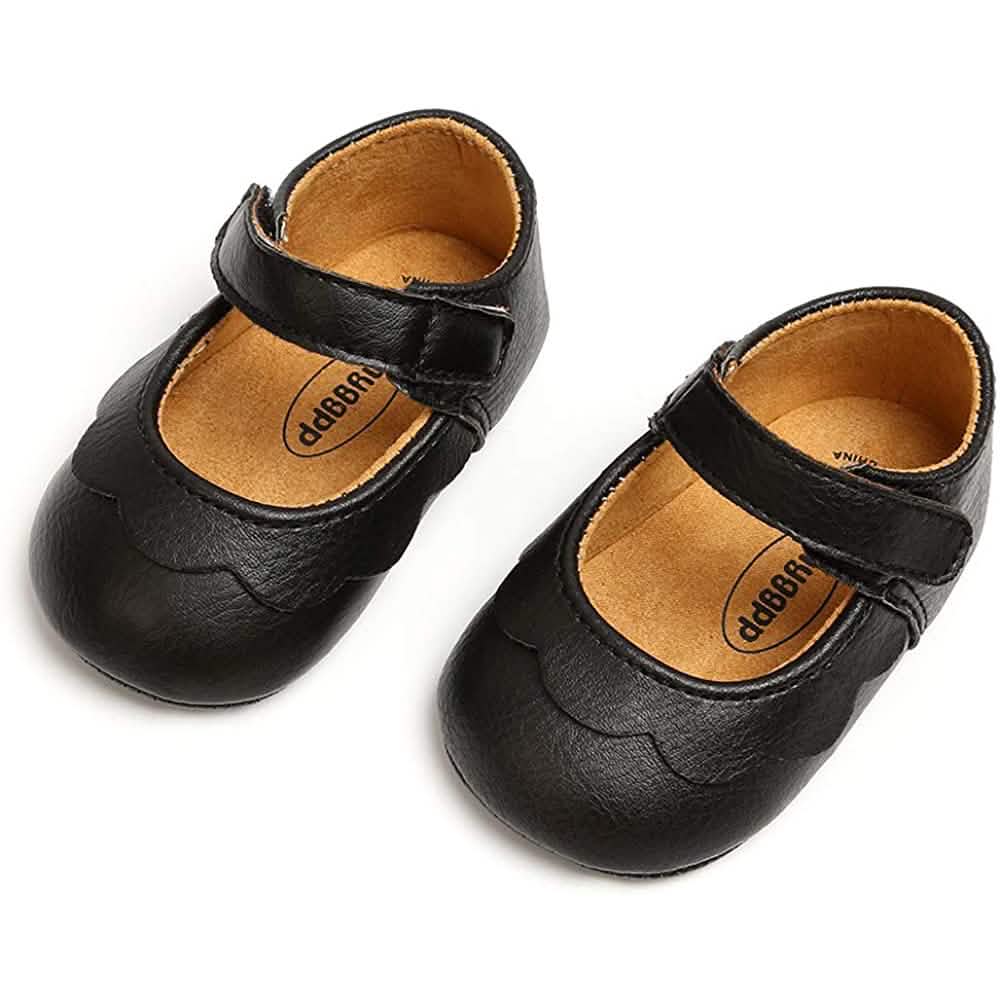 Baby Girls Mary Jane Flats Non-Slip Toddler First Walkers Princess Dress Shoes DailySale