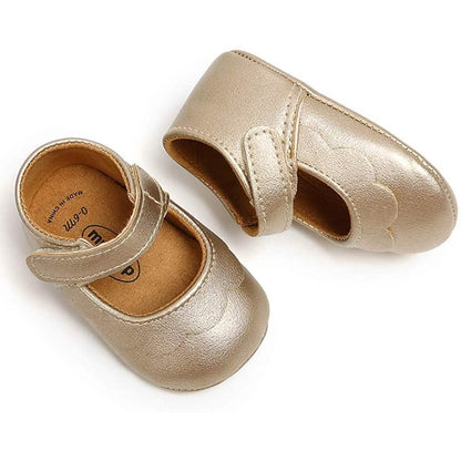 Baby Girls Mary Jane Flats Non-Slip Toddler First Walkers Princess Dress Shoes DailySale