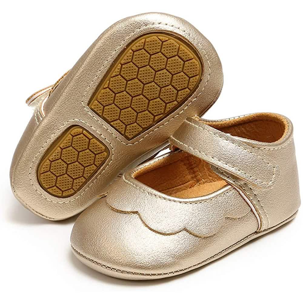 Baby Girls Mary Jane Flats Non-Slip Toddler First Walkers Princess Dress Shoes DailySale