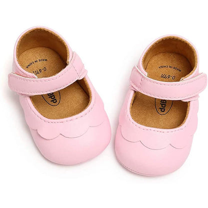 Baby Girls Mary Jane Flats Non-Slip Toddler First Walkers Princess Dress Shoes DailySale