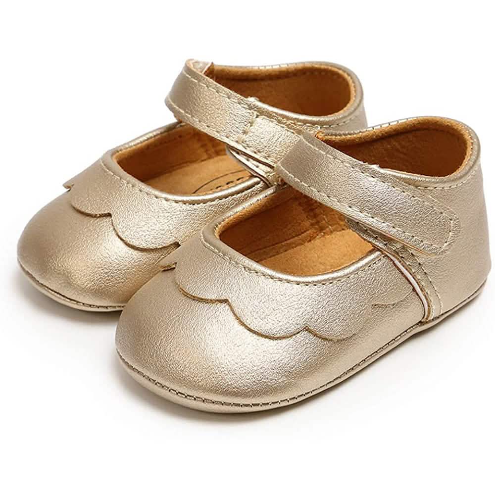 Baby Girls Mary Jane Flats Non-Slip Toddler First Walkers Princess Dress Shoes DailySale