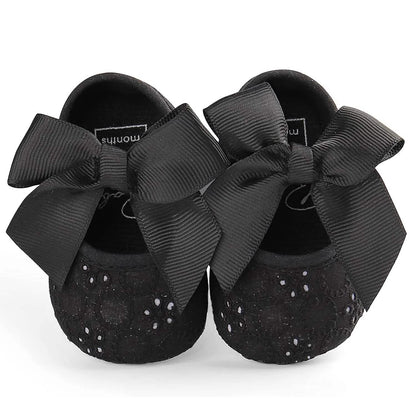 Baby Girls Princess Bowknot Soft Sole Cloth Crib Shoes Sneaker DailySale