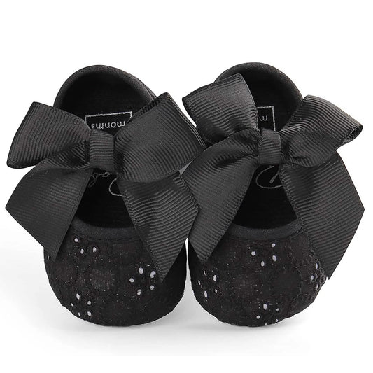 Baby Girls Princess Bowknot Soft Sole Cloth Crib Shoes Sneaker DailySale