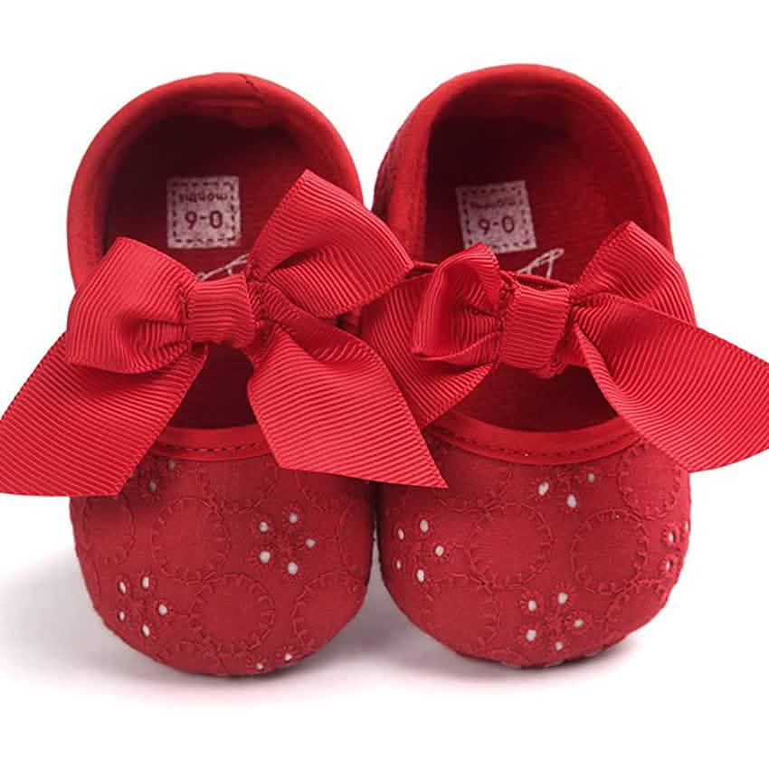 Baby Girls Princess Bowknot Soft Sole Cloth Crib Shoes Sneaker DailySale