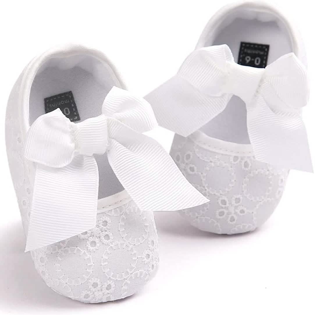 Baby Girls Princess Bowknot Soft Sole Cloth Crib Shoes Sneaker DailySale