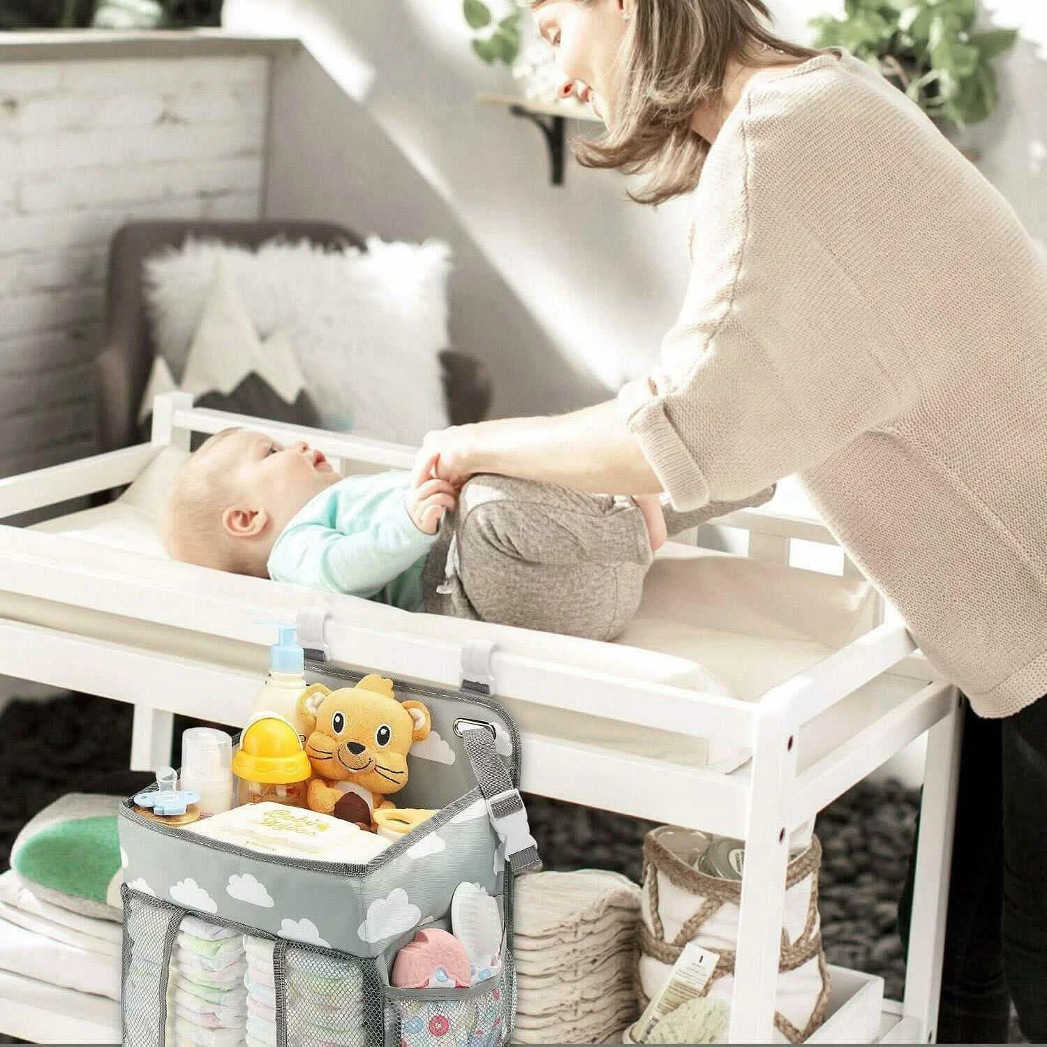 Baby Hanging Storage Caddy Crib Organizer DailySale