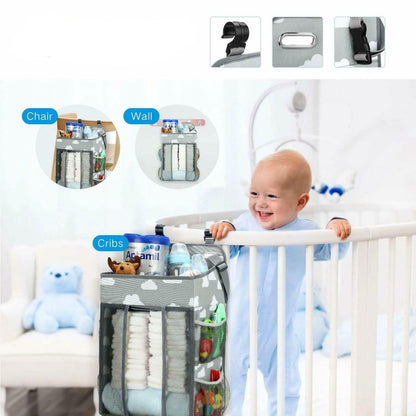 Baby Hanging Storage Caddy Crib Organizer DailySale
