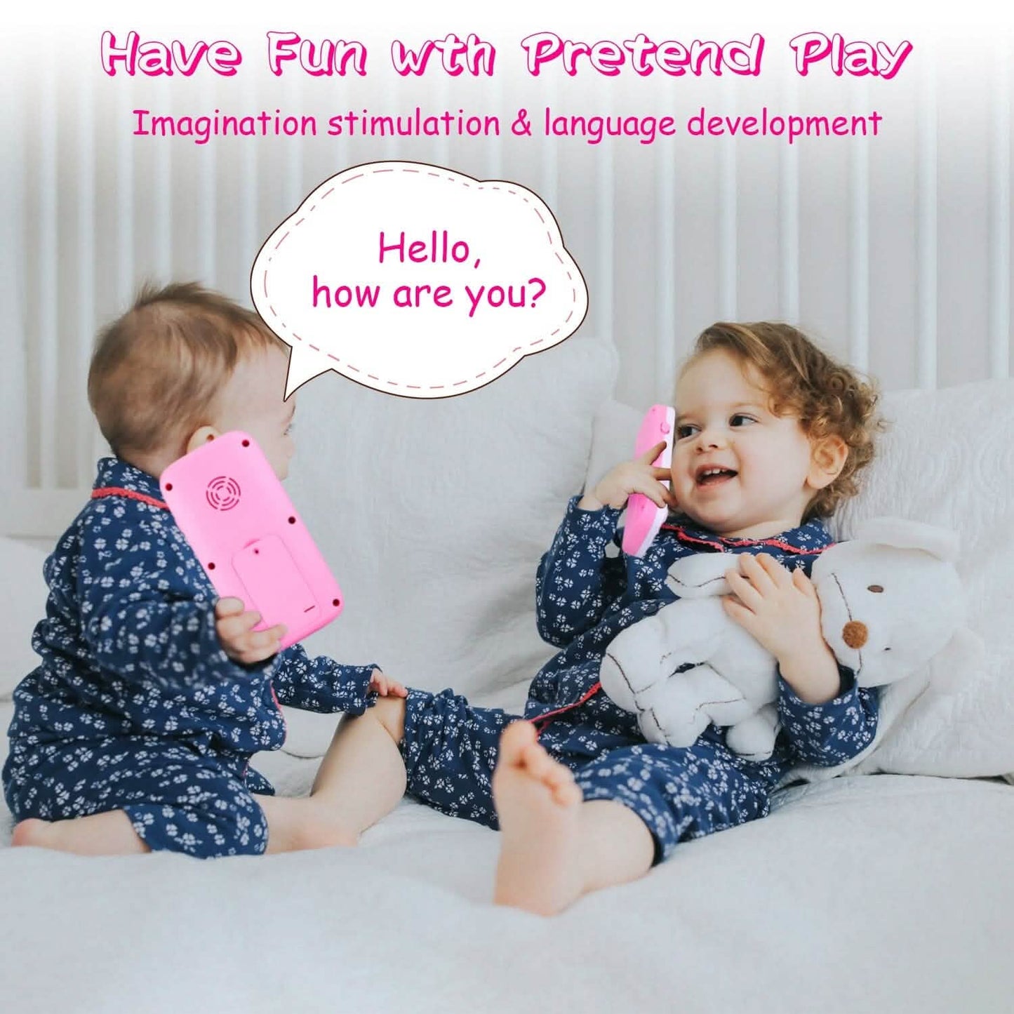 Baby Infant Interactive Educational Phone with Music Light DailySale