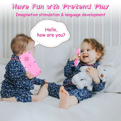Baby Infant Interactive Educational Phone with Music Light DailySale