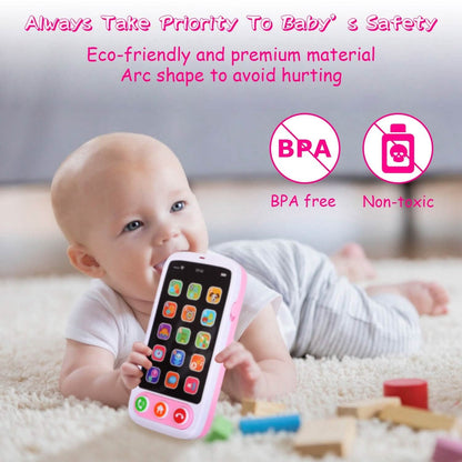 Baby Infant Interactive Educational Phone with Music Light DailySale