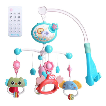Baby Musical Crib Bed Bell Rotating Mobile Star Projection DailySale
