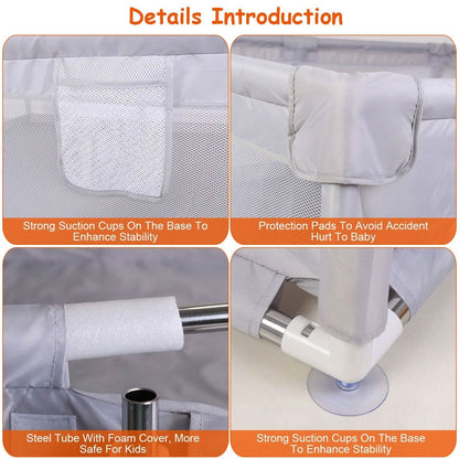 Baby Playpen with Anti-Suction Base Zipper Door DailySale