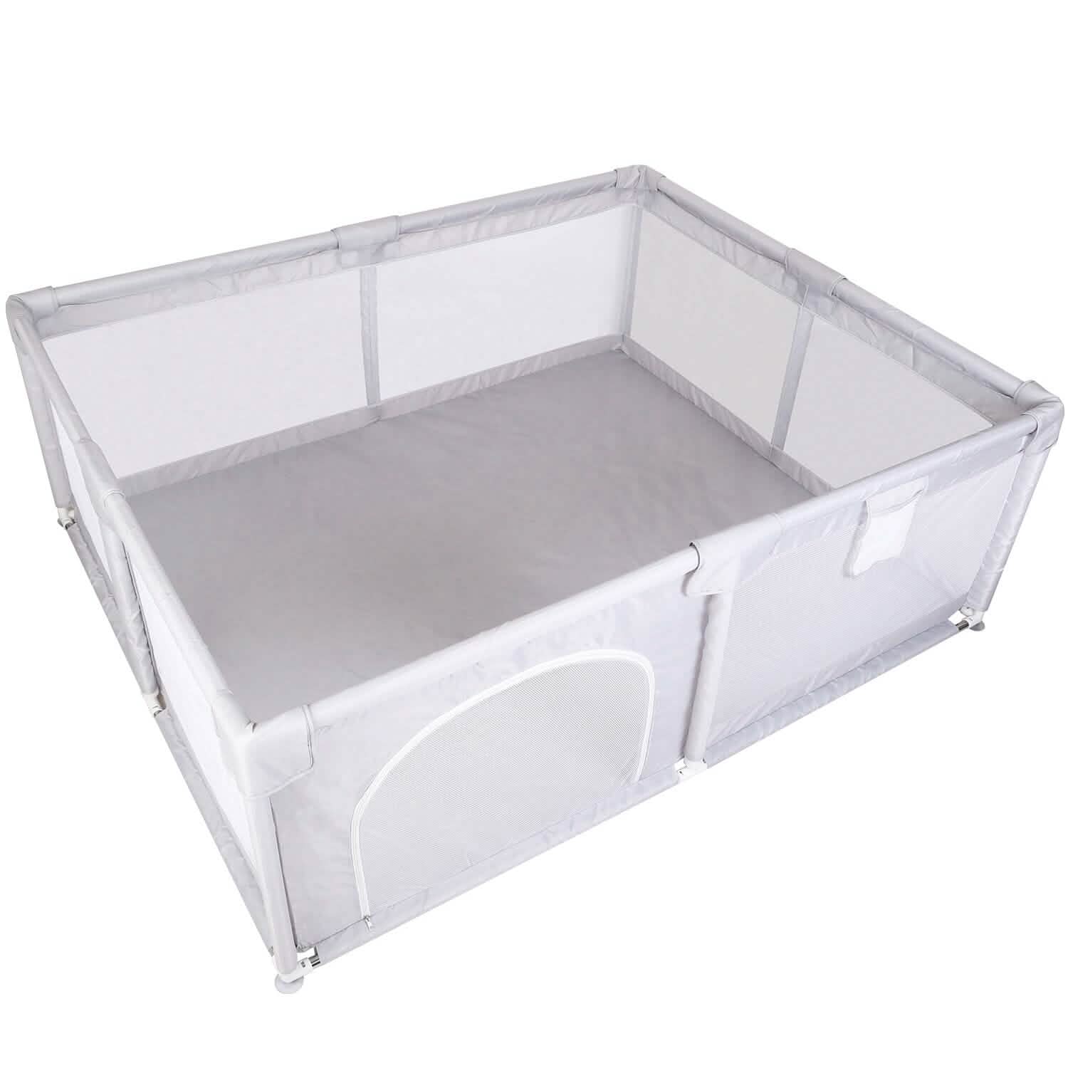 Baby Playpen with Anti-Suction Base Zipper Door DailySale