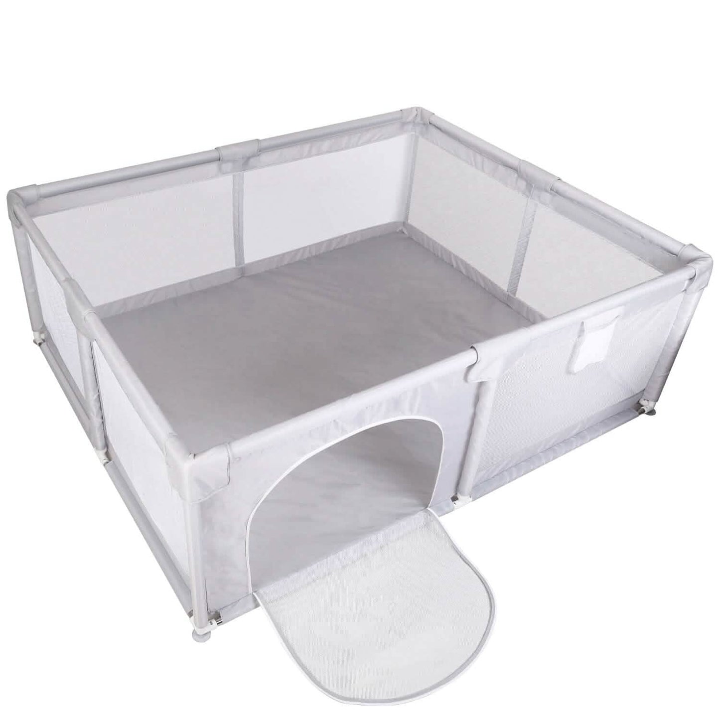 Baby Playpen with Anti-Suction Base Zipper Door DailySale