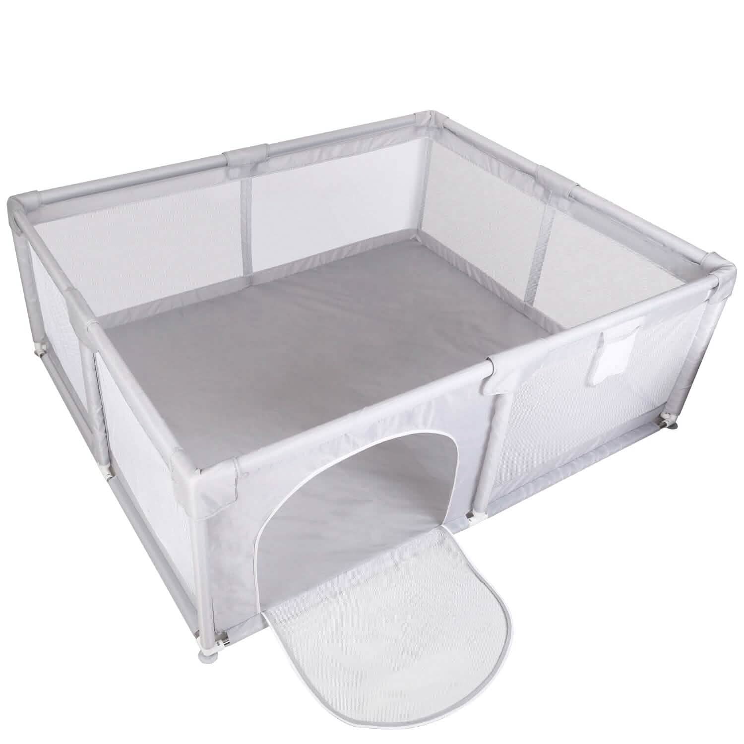 Baby Playpen with Anti-Suction Base Zipper Door DailySale