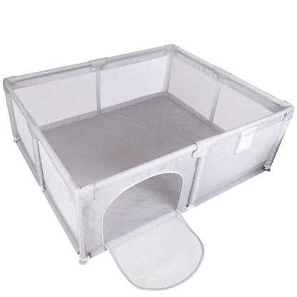Baby Playpen with Anti-Suction Base Zipper Door DailySale