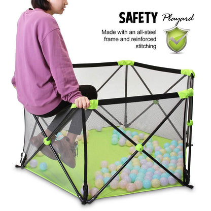 Baby Safe Playpen Portable Play Yard DailySale