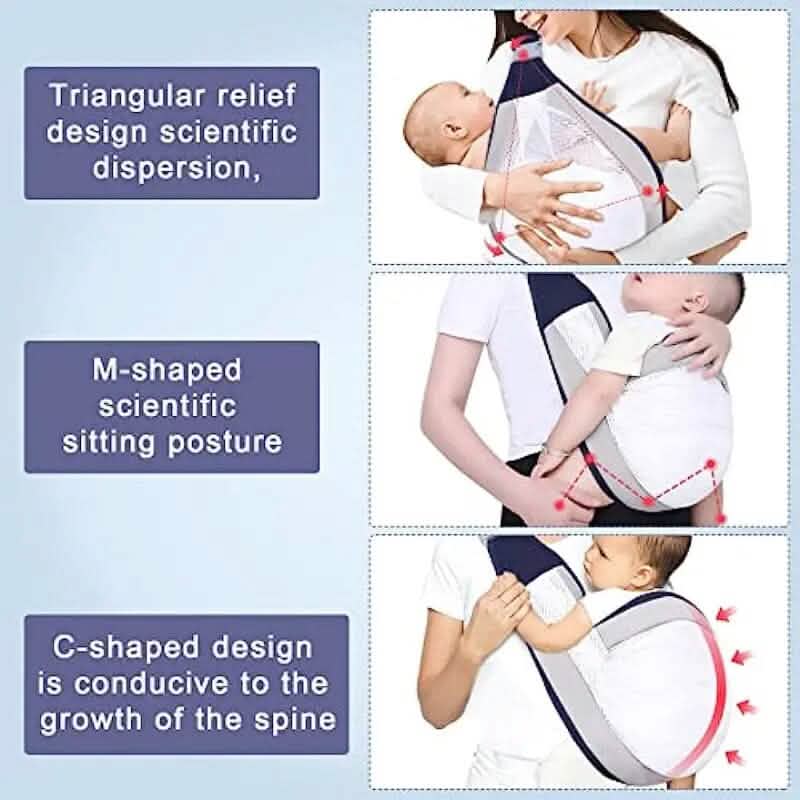 Baby Sling Carrier 3D Mesh Baby Wraps DailySale