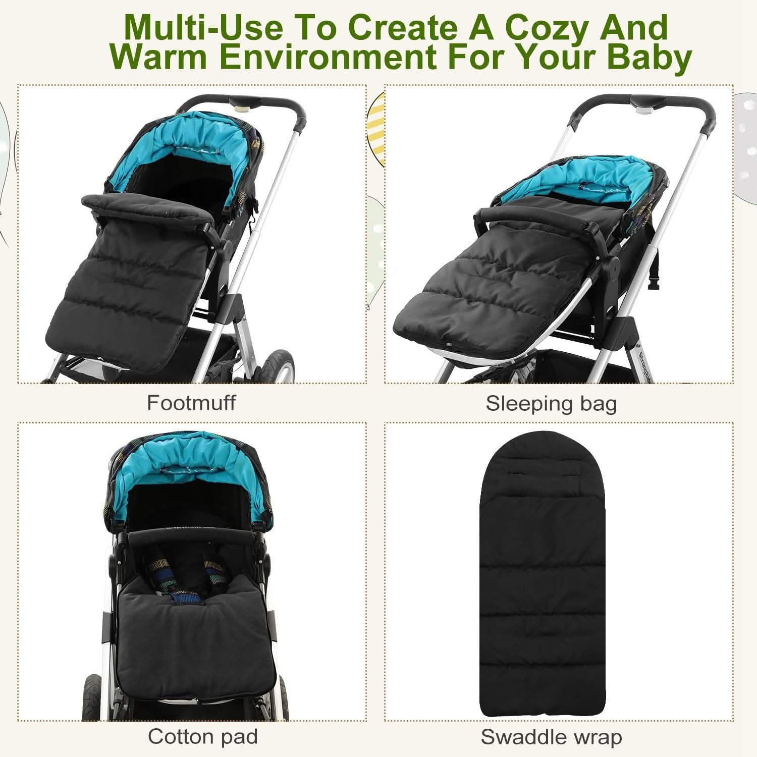 Baby Stroller Sleeping Bag Newborn Swaddle Wrap Toddler Footmuff Blanket DailySale