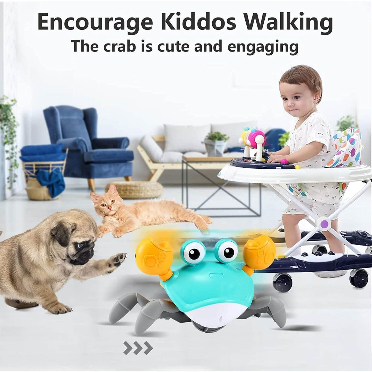 Baby Toys Infant Crawling Crab DailySale