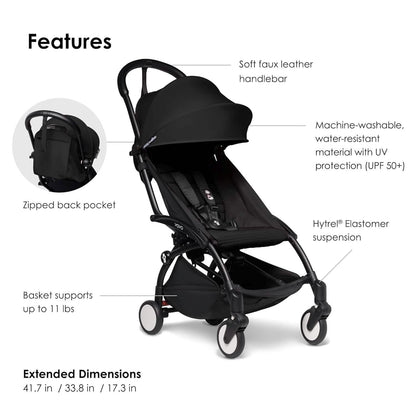 BABYZEN YOYO2 Stroller Lightweight & Compact - Black (Refurbished) DailySale