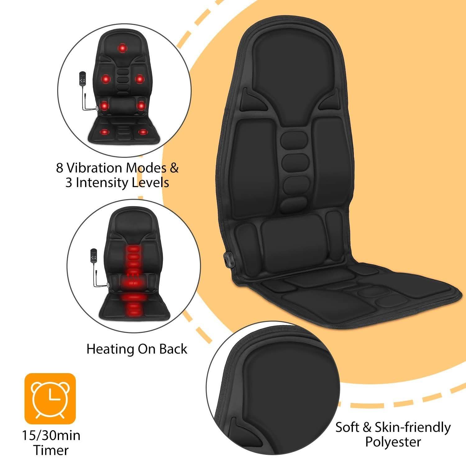 Back Massager Cushion Electric Massage Car Seat DailySale