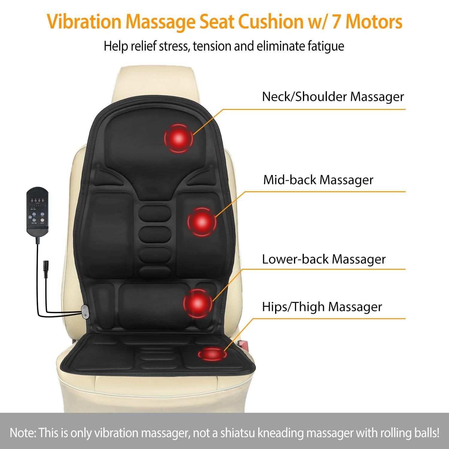 Back Massager Cushion Electric Massage Car Seat DailySale