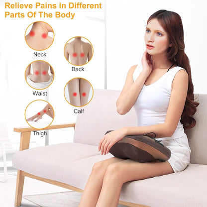 Back Neck and Shoulder Massage Pillow DailySale