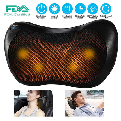Back Neck Massage Pillow Kneading Massager DailySale