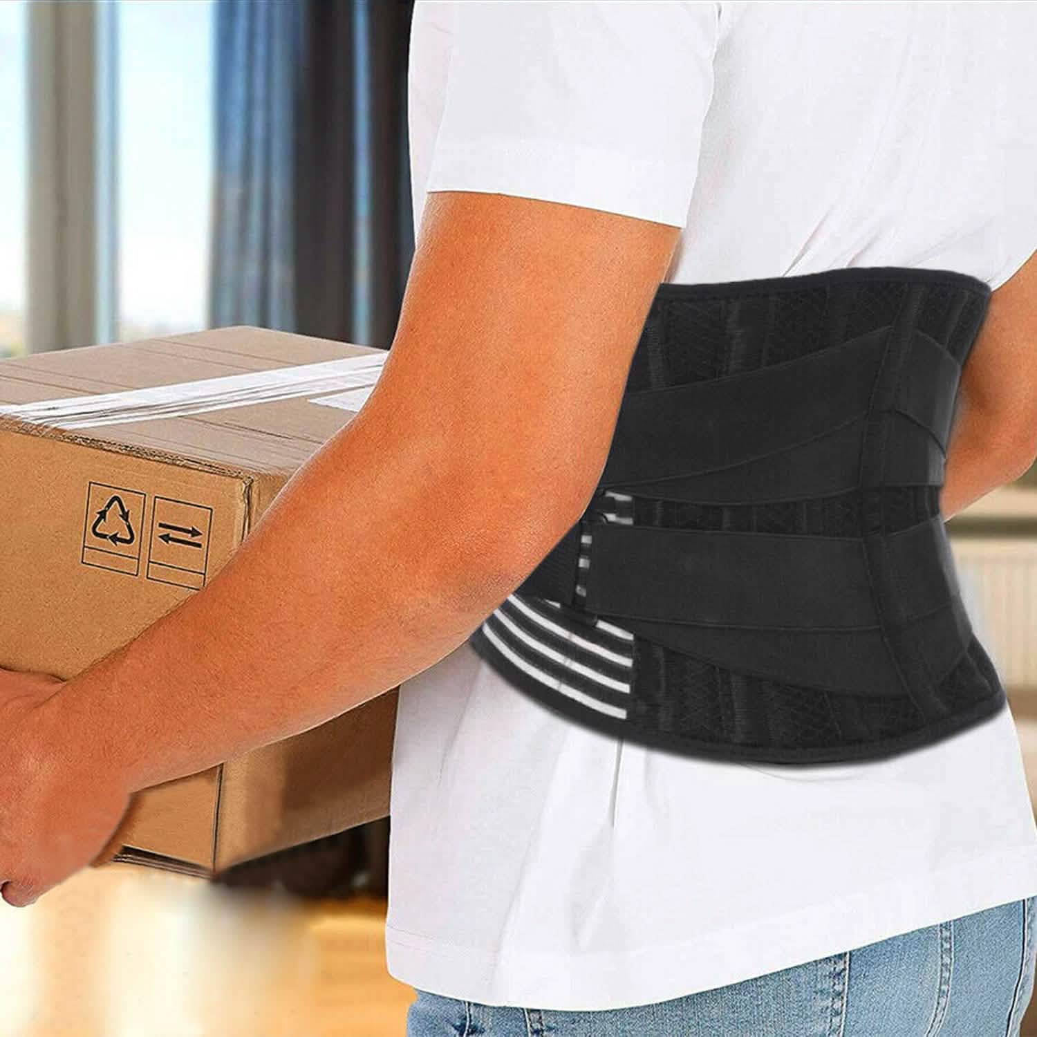 Back Support Brace Breathable Mesh Lumbar Support Belt DailySale