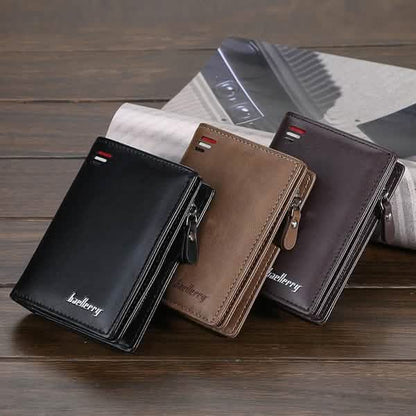 Baellerry Men's Zipper Short Fashion Wallet DailySale