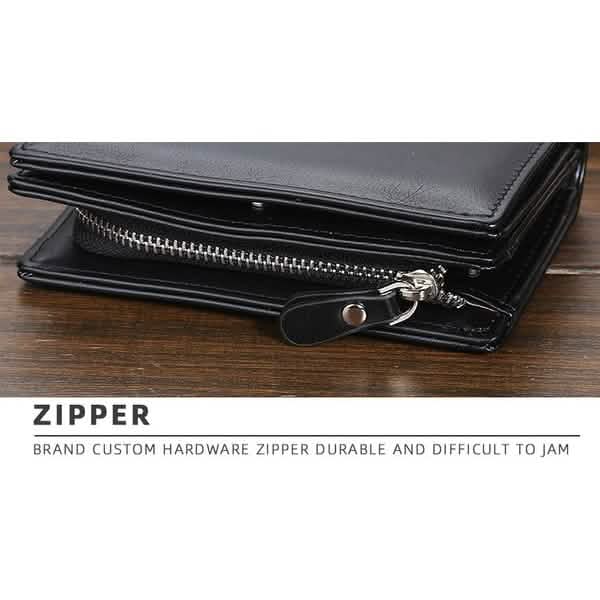 Baellerry Men's Zipper Short Fashion Wallet DailySale