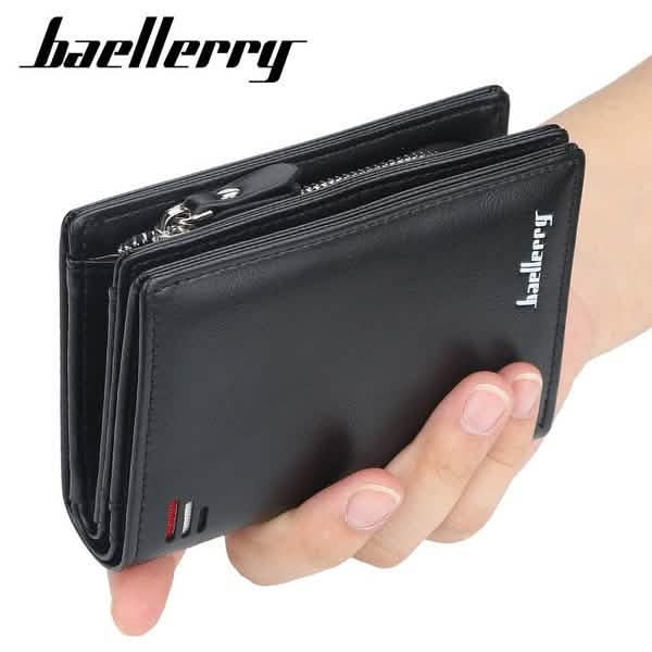 Baellerry Men's Zipper Short Fashion Wallet DailySale