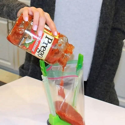 Baggy Rack Holder Plastic Bag for Food Prep DailySale