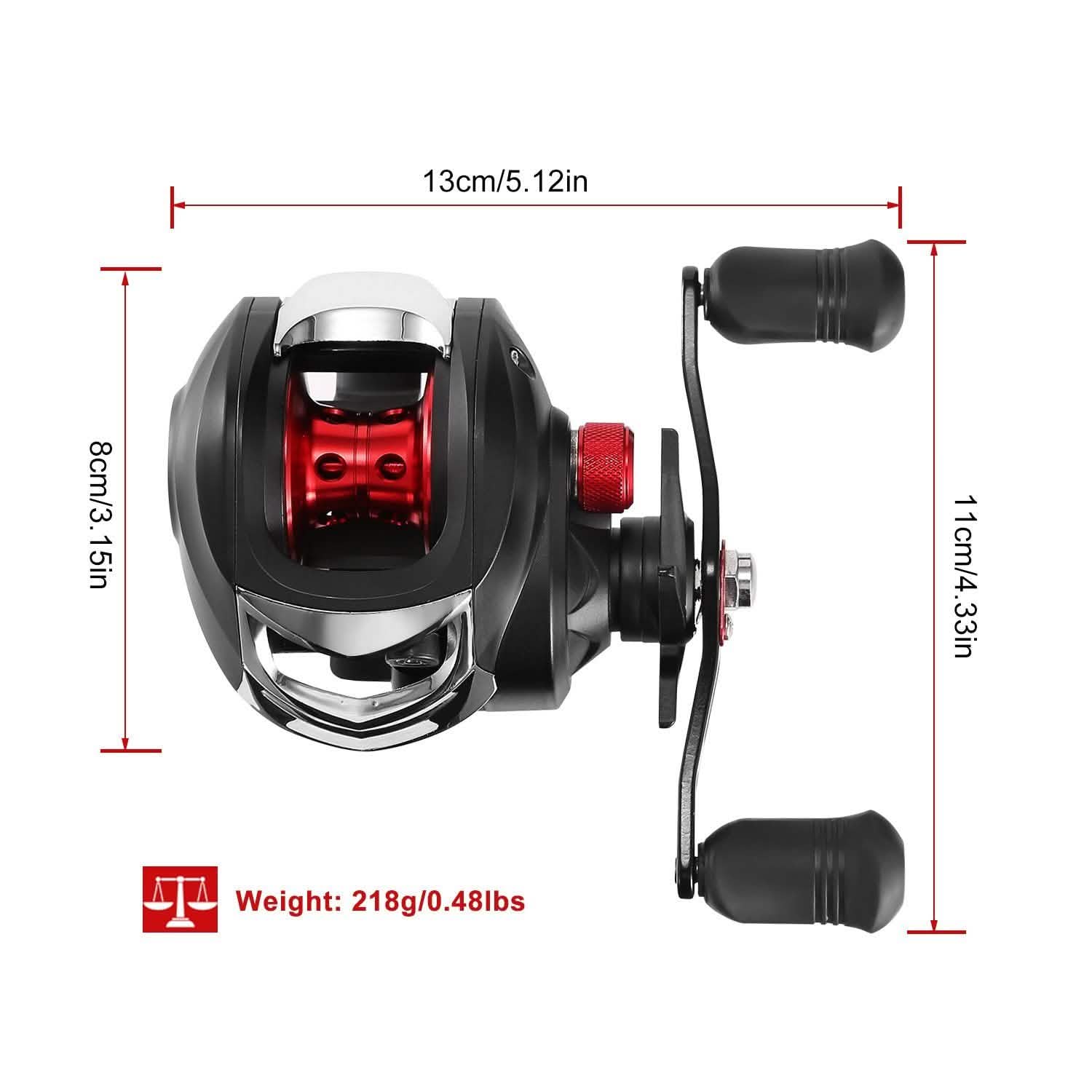 Baitcasting Fishing Reel High Speed Long Cast Distance DailySale