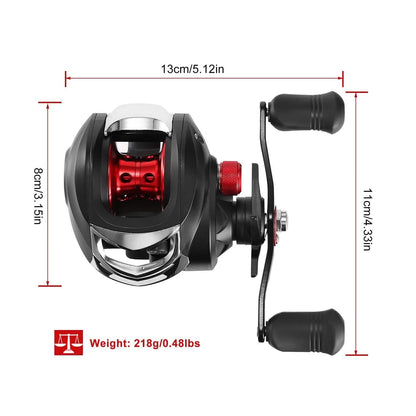 Baitcasting Fishing Reel High Speed Long Cast Distance DailySale