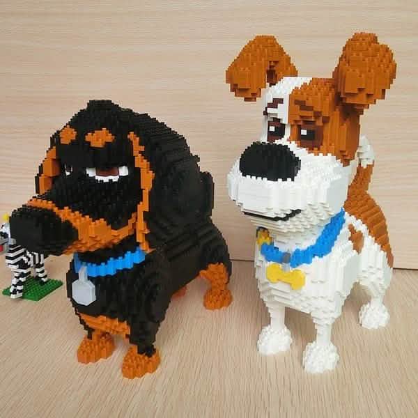 Balody Cartoon Dog Building Bricks Educational Assembly Model Kit DailySale